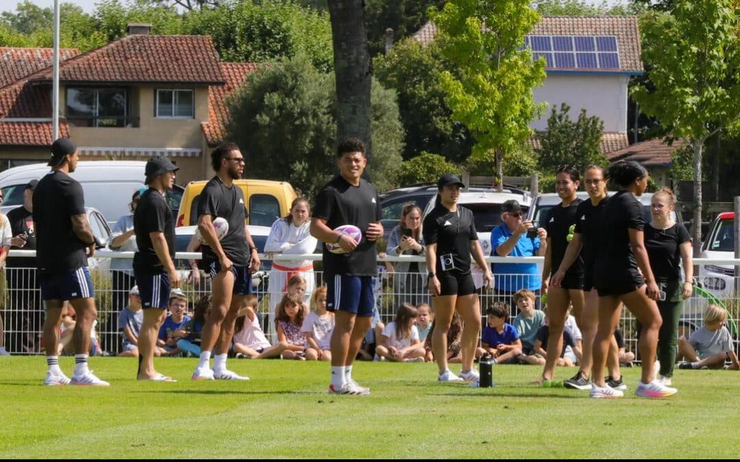 Les All Blacks Rugby à 7 en Stage de Préparation au Centre Sportif Isle Verte de Soustons