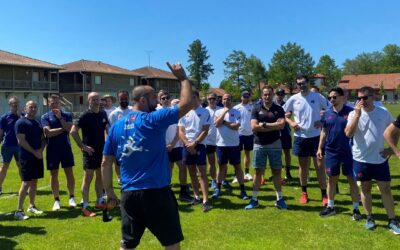 Retour sur un week-end de cohésion et de performance avec les arbitres de Top 14 et Pro D2