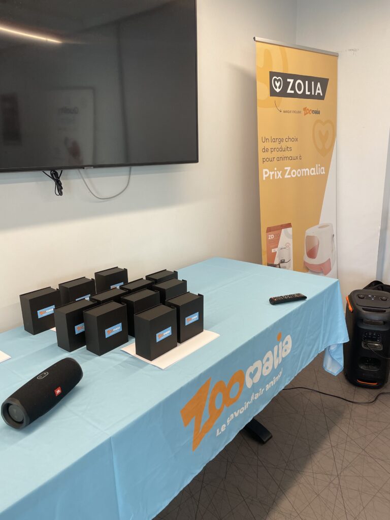 Soirée de gala avec remise des prix pour l'entreprise Zoomalia.